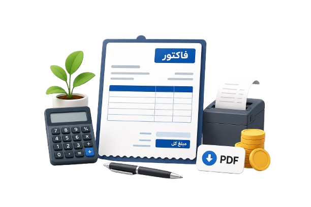 صدور فاکتور فروش آنلاین — چاپ PDF و آرشیو فاکتورها
